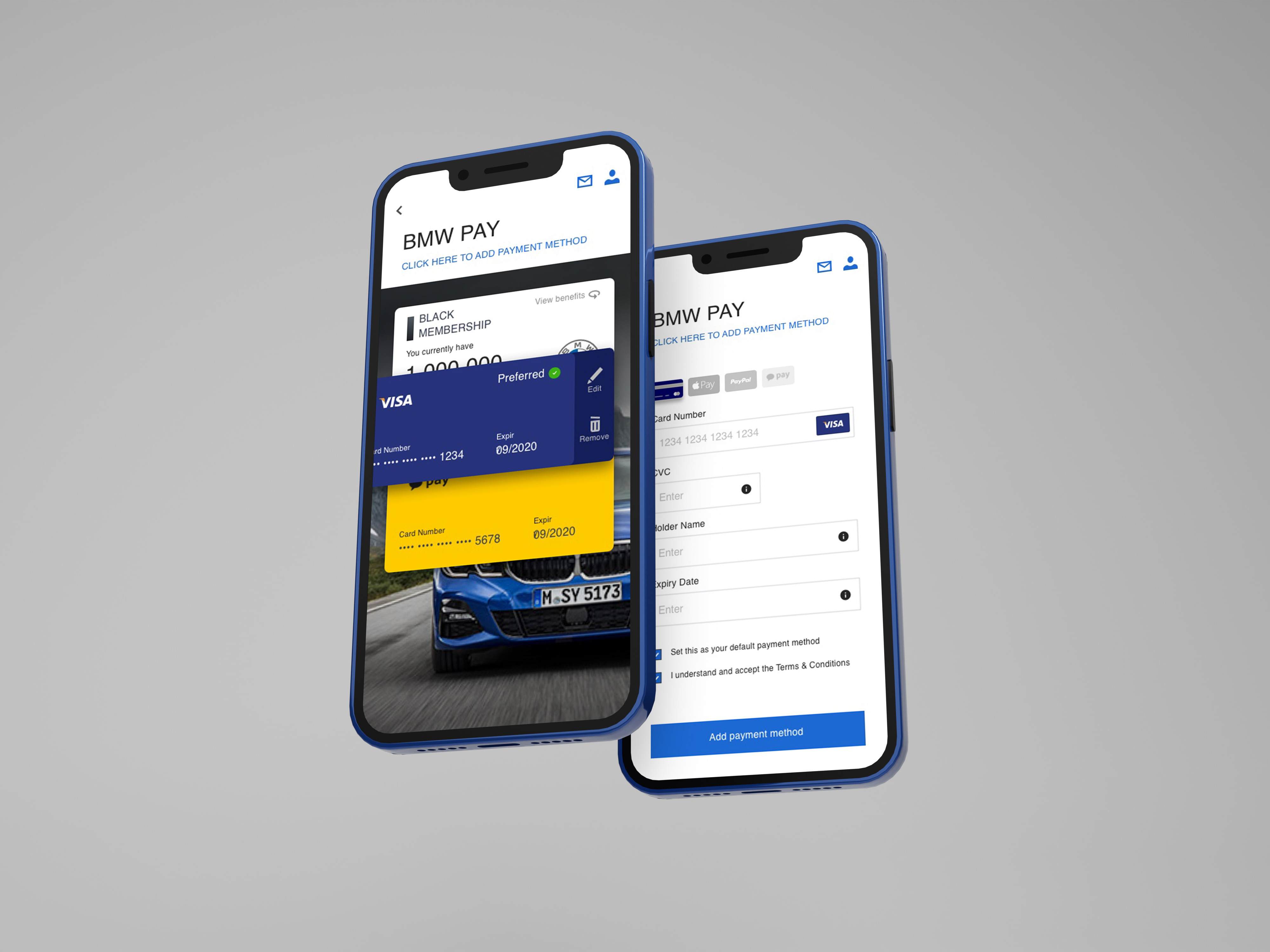 BMW rewards interface project cover